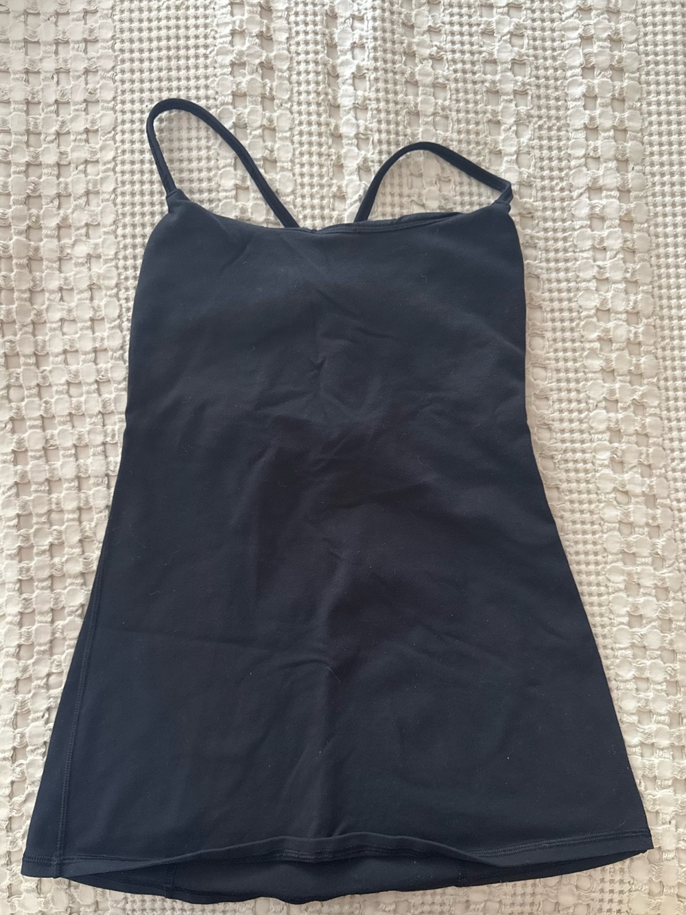 lululemon athletica Black Strappy Tank Top